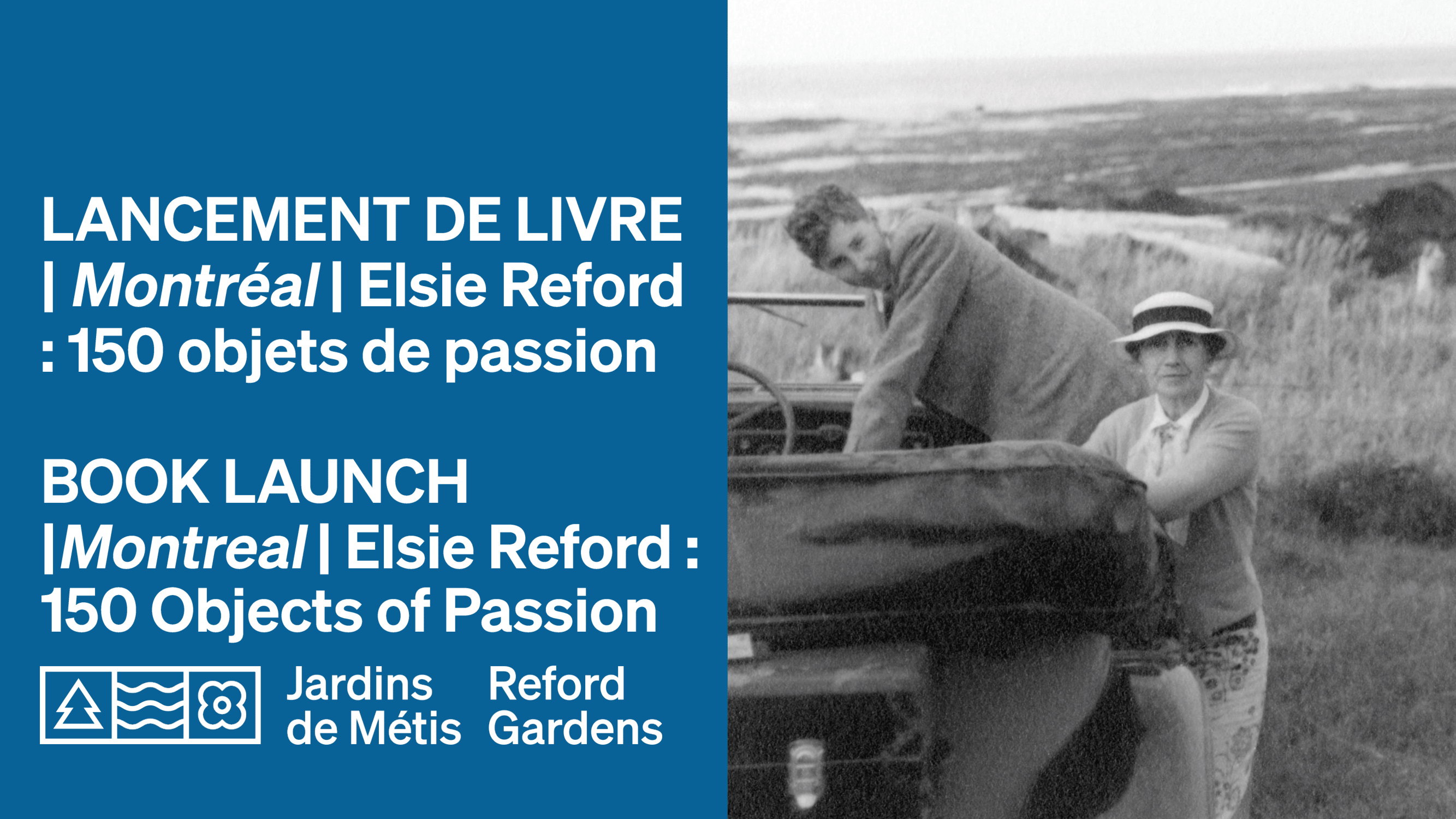 LANCEMENT DE LIVRE | Montréal | Elsie Reford : 150 objets de passion
